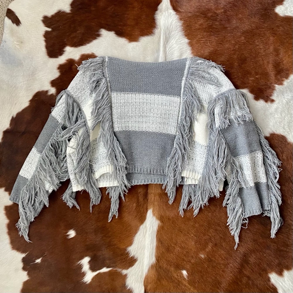 Chunky Fringe Sweater